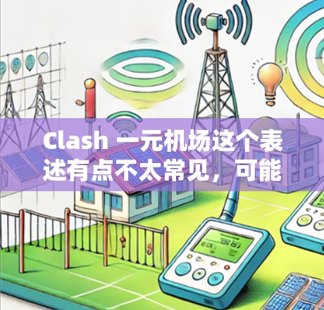 Clash 一元机场这个表述有点不太常见,可能需要更多的上下文来理解。不过,我可以尝试从多个角度解释可能的含义